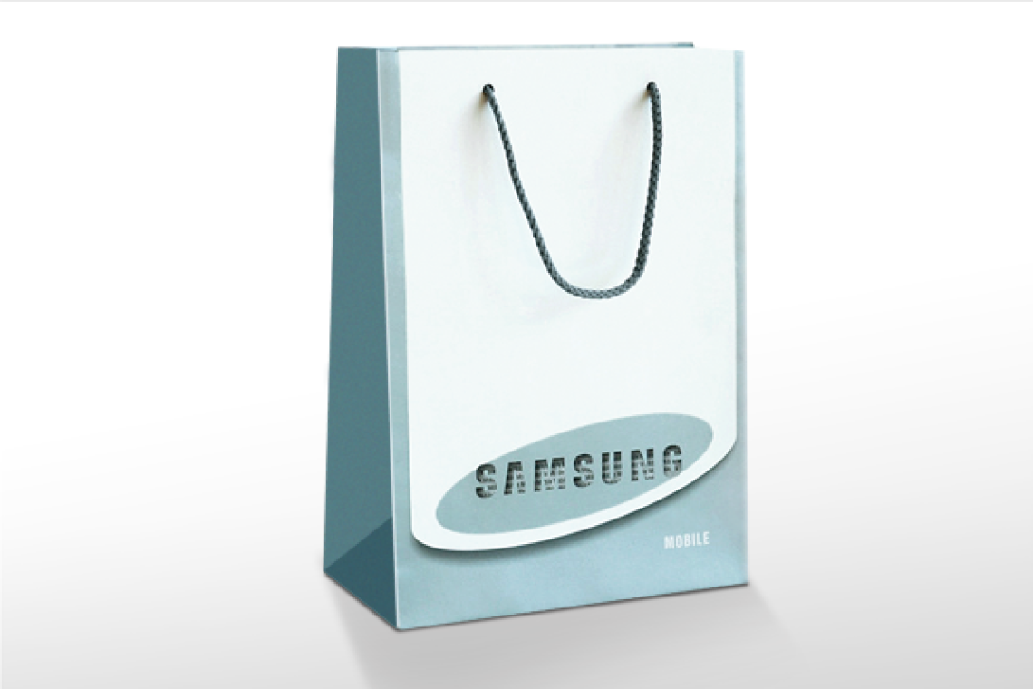 Papiertasche bedruckt