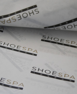 Seidenpapier mit logo